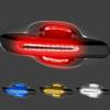 8PCS Car Door Handle Bowl Anti Scratch Reflective Stickers Protector Cover Trims
