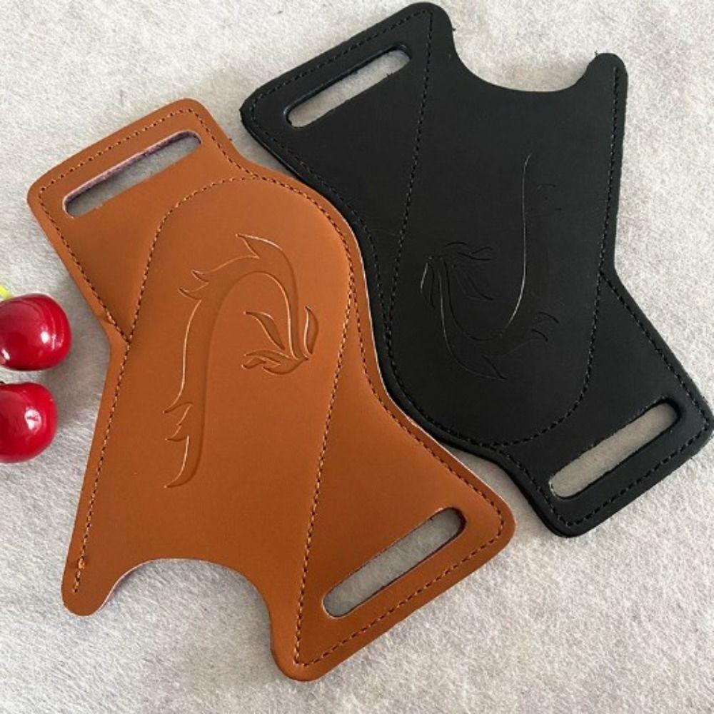 

Multistyles Fold Knife Scabbard Tool Brown Hunt Camping Leather Sheath Outdoor Carry Equipment 3