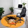 1pc Dragon Ball Z Goku Office Round Area Rug, Bedroom Living Room Home Decor, Room Deco,  Offic A1016176