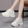 Dad shoes women's 2025 new spring and autumn thick soles increase in height, small man lightweight casual little white shoes sports shoes children