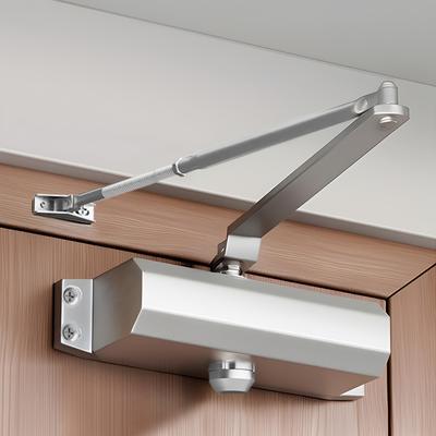 Automatic Door Closer - Matte Metal Finish, Touch & Remote Control, Hardware, Durable Metal Material, for Home/Office Use