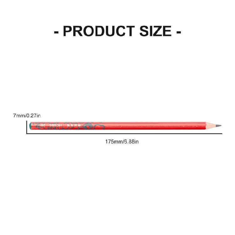 10 Pcs Smooth Writing 2B Pencils Hexagonal Pencils Drawing Pencil Reduces Hand Fatigue Suitable For Tests And Office Use