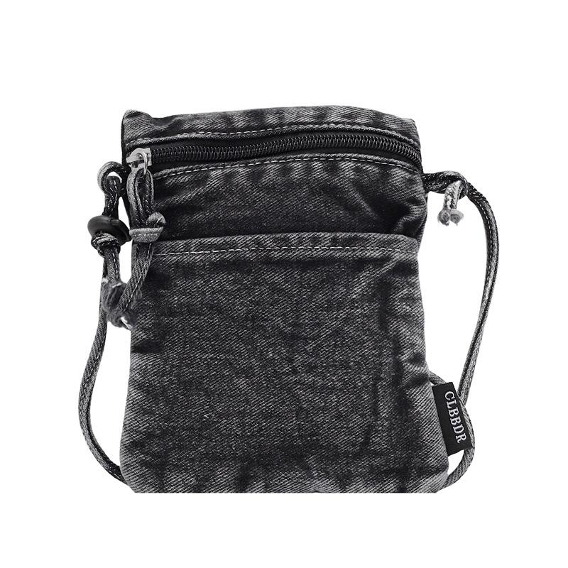 

Женская сумка через плечо, маленькая джинсовая сумка, сумка для мобильного телефона, сумка через плечо чёрный