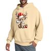 Men's Hooded Sweatshirt, Contrasting Color Sweatshirt, Sports   Casual Jacket