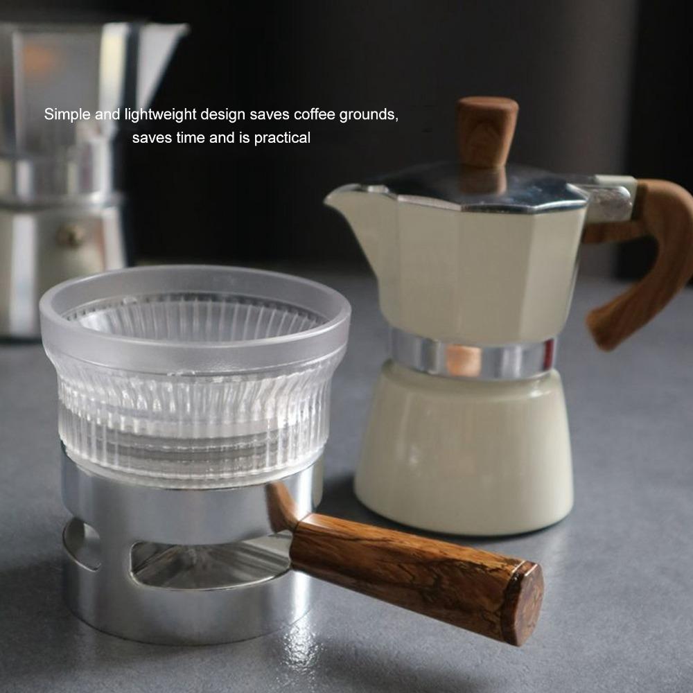 Anti Splash Design Coffee Pot Powder Catcher Powder Catcher Ring Powder Dispenser Ring  Moka Pot