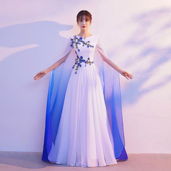 Elegant 2026 Women's Summer-Autumn Evening Gown: Slimming Dress for Banquets and Socialite Gatherings