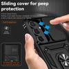 For Samsung Galaxy S25 FE Case PC + TPU Phone Cover with Lens Protection Kickstand