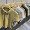 Modilan 2023 Men's Slim Fit Polo: New Solid Color with Lapel Beads, Short Sleeve, Korean Style Trend