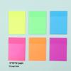 Colorful Transparent PET Sticky Notes with Strong Adhesion for Students and Office Use