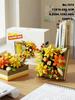 5 verschiedene Arten von Blumenkasten-Bausteinen, Spielzeug für immerblühende Blumen, DIY-Schreibtischdekoration, Geburtstagsgeschenk, Festtagsgeschenk