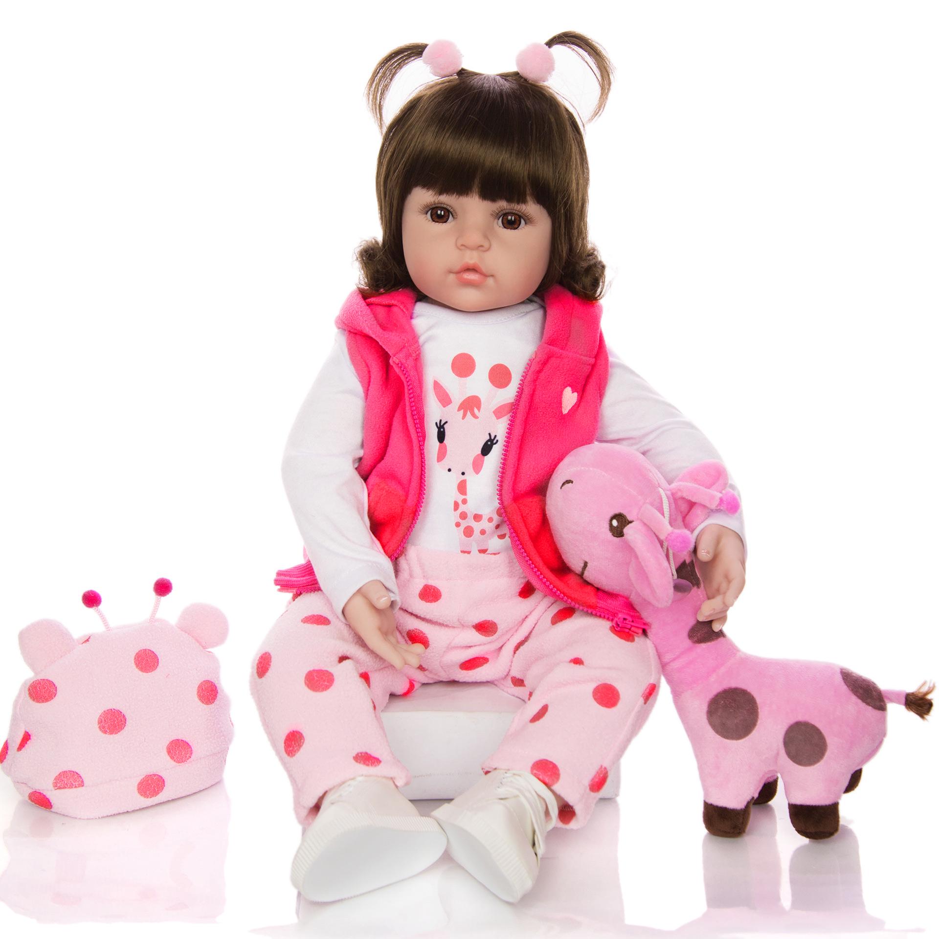 

Коллекционные 18'' 47 Cm Возрожденные куклы Baby Полный винил тела так поистине, как кукла игрушка Подарок день рождения