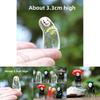 No Face Man Holding Umbrella Sitting Posture Hat Mini Model Desktop Ornament For Kids And Collectors