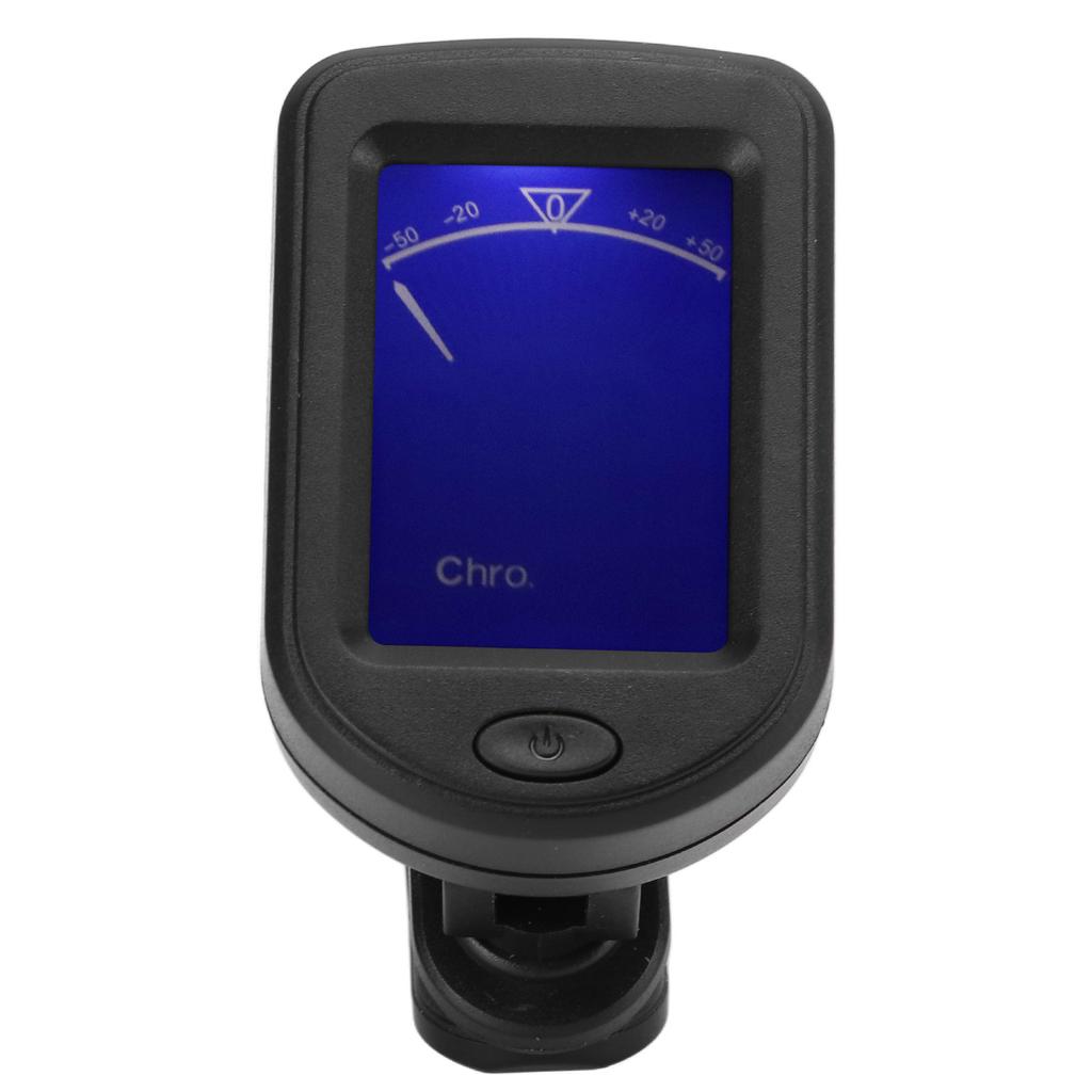 Clip-On Stimmgerät Metronom Automatische Abschaltung Hohe Genauigkeit Kunststoff für Folk-Gitarre Violine