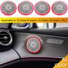 Car Door Horn Decorative Shell Cover Ambient Lights New LED Speaker Cover For Mercedes Benz W213 W205 X253 C-Class/E-Class/GLC