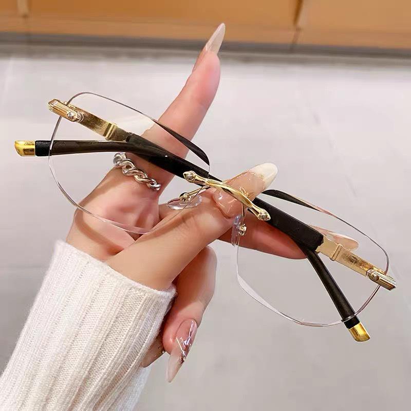Men s Diamond Cut HD Anti-Blue Light Rimless Lightweight Reading Glasses +1.50