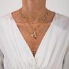 3/4Pcs Simple Jesus Cross Pendant Choker Stacking Necklace For Women Trendy Colorful Crystal Chain Christian Jewelry Gift