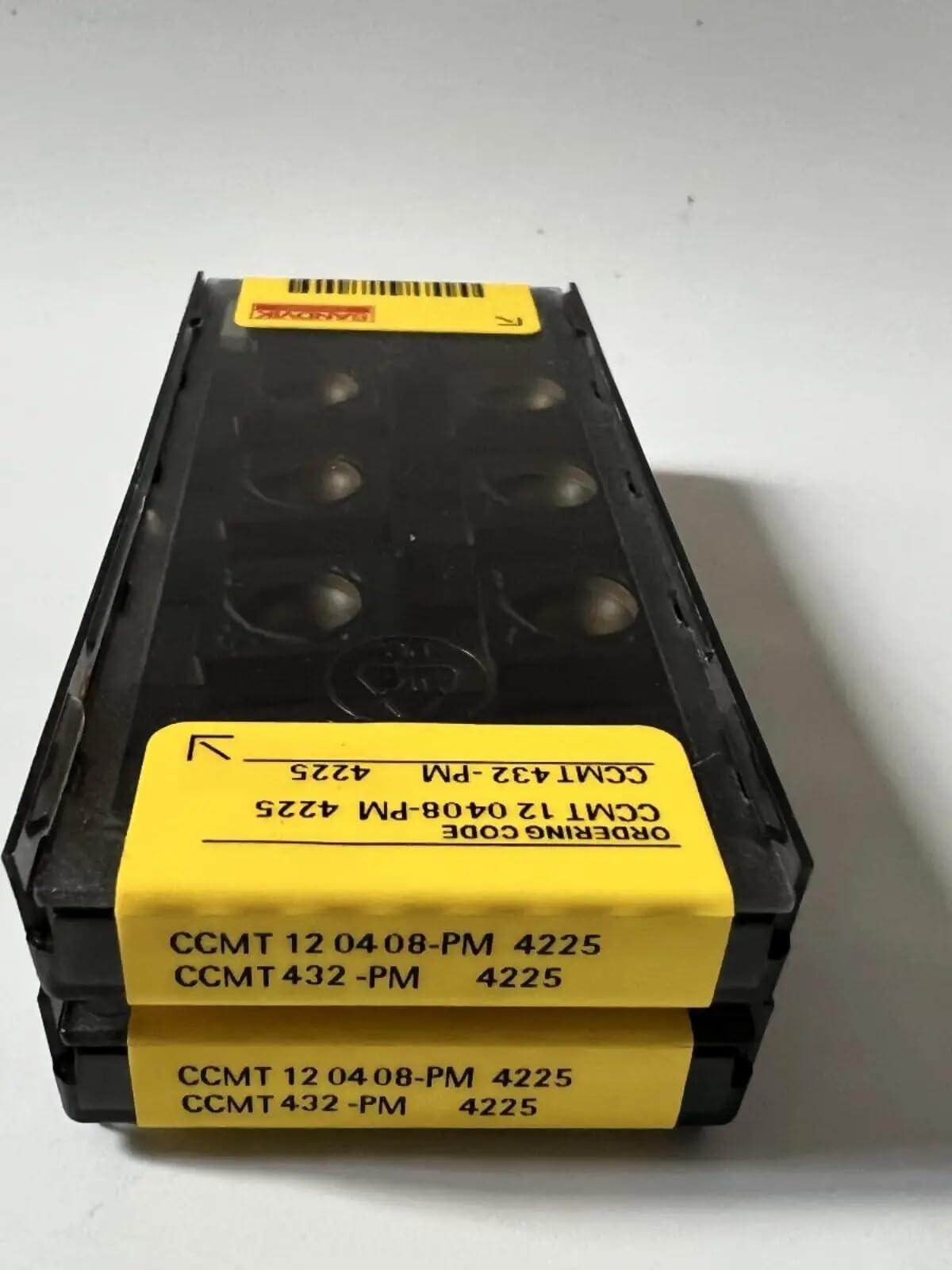 

Original Sandvik / CCMT120408-PM 4225 /Carbide CNC Blade 10 PCS