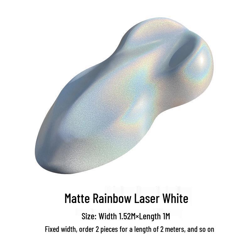 Laser Color Change Film: 7-Color Pearlescent Wrap for Full Car In White, Gray, or Black