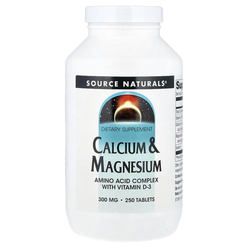 Calcium & Magnesium, 250 Tablets