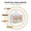 Modern Minimalist Pvc Travel Toiletry Bag With Large Capacity For Cosmetics And Accessories
