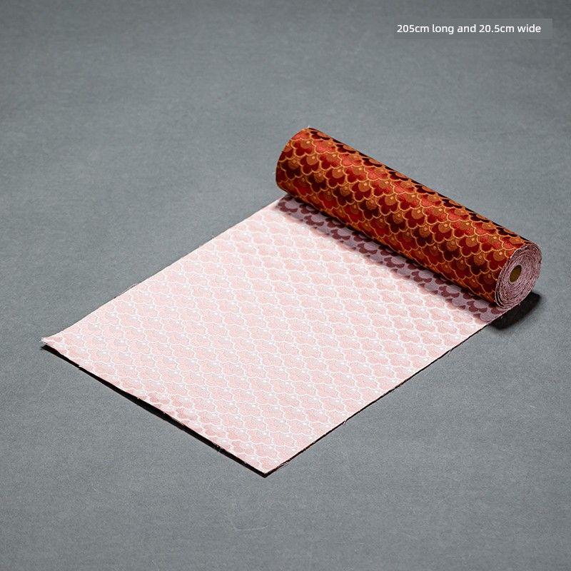 

Западная тканая чайная подставка Новый китайский дзен Сухое заваривание Чайное полотенце Ткань для чайного столика Скатерть Двусторонняя чайная подставка Чайная подставка Водонепроницаемая Дорожка для стола Cloud water pattern (pink + Bordeaux) 20*90cm