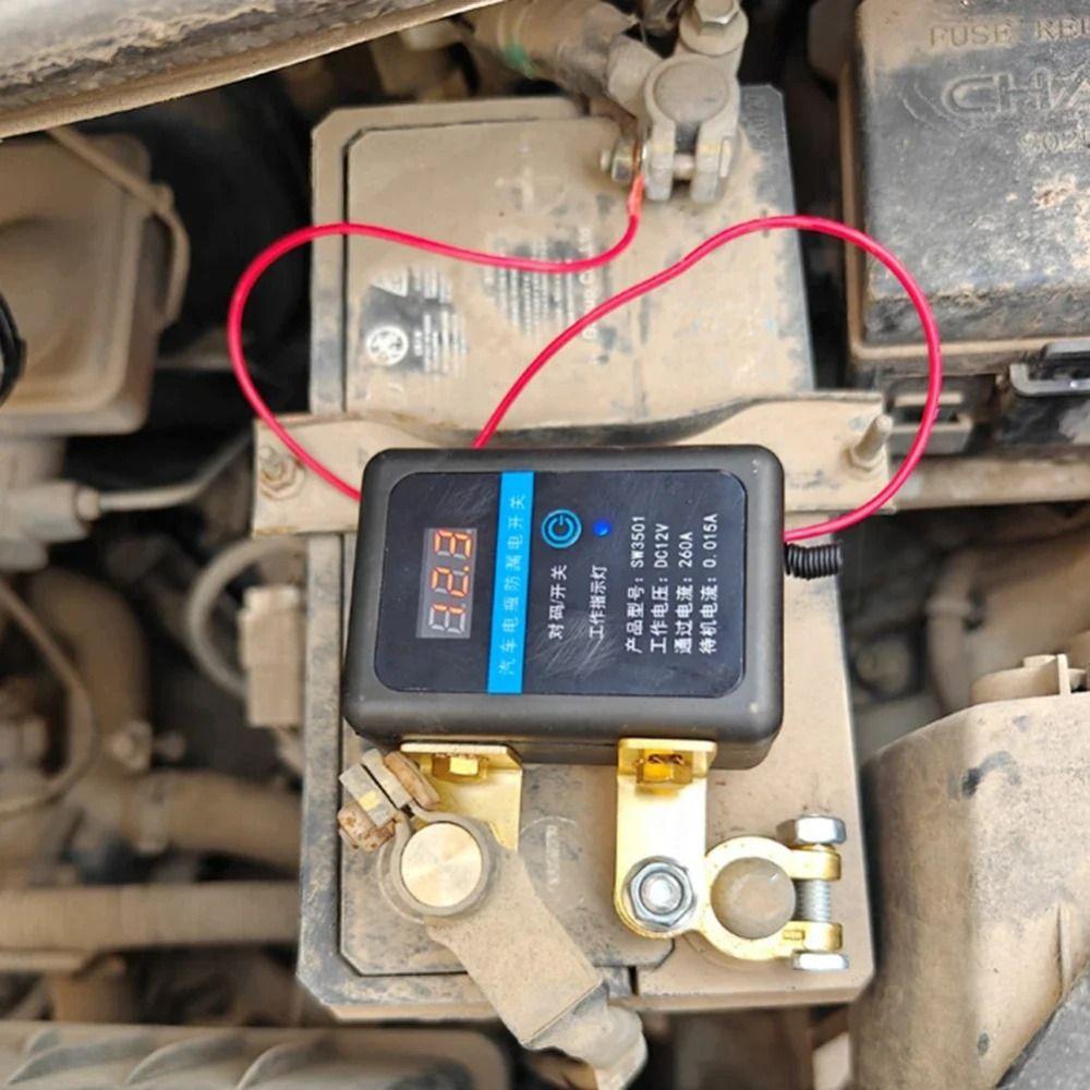 Anti-leakage Car Battery Disconnect Switch 260A Car Remote Battery Cut Off Switch  Vehicle Parts