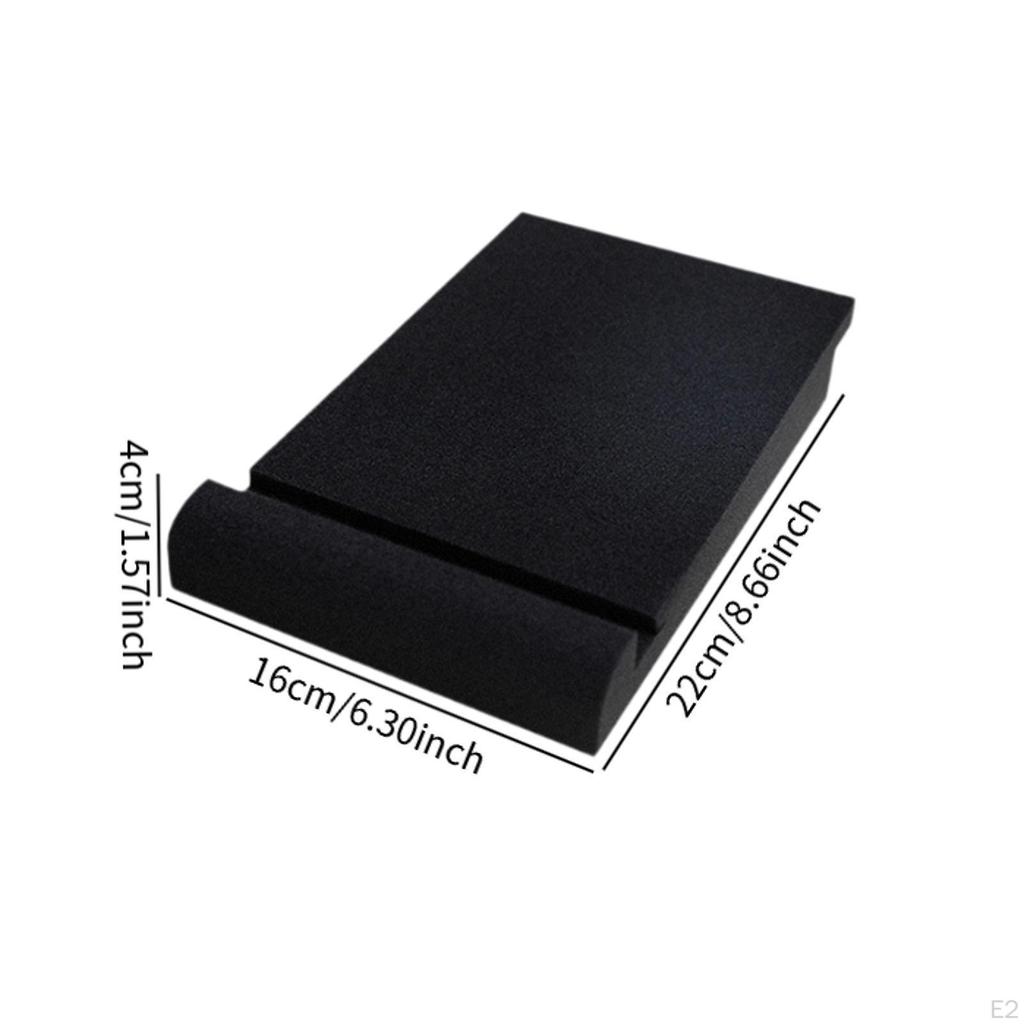 Acoustic Foam Pad for Speaker Isolation, Monitor Stand Support Desktop