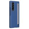 For Samsung Galaxy Z Fold4 5G Case Hard PC Phone Cover with Tempered Glass Film and Stylus