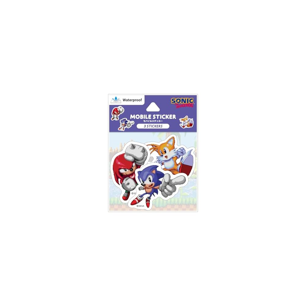 Gourmandise Sonic the Hedgehog Mobile Sticker Type B SS-14B