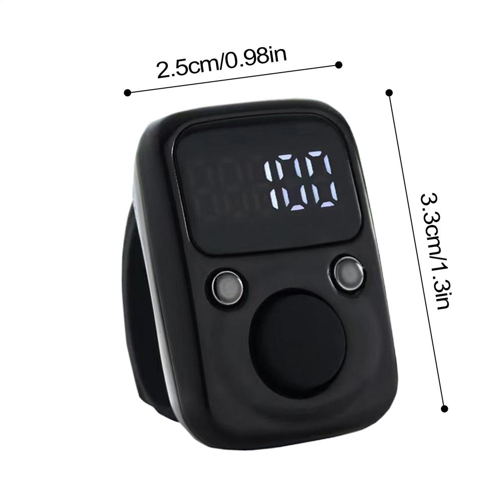Clicker Counter Waterproof Smart Click Counter Portable Sport Clicker For Young People Elderly Family Friends Home Office чёрный