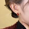 New 925 Sterling Silver Earrings Charm Personality Geometric Shape Women Earrings Birthday Gift for Friends Exquisite Jewelry