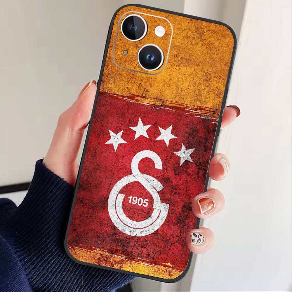 

G-Galatasaray 1905 Чехол для телефона для iPhone17,16,15,14,13,12 Plus,Max Мягкий Силиконовый Черный Чехол iPhone17air