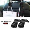 2/4Pcs Carbon Fibre Hook Car Seat Headrest Hook Organizer For Volvo ES90 EC40 EX40 EM90 XC90 V90 V60 XC60 V40 S80 S60 S90 XC40