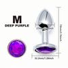 Metal Anal Plug for Women Men Couples Butt Plug Butt Toy Dildo Adult Game Masturbator Anal Diamond Sex Toy for Adult Products