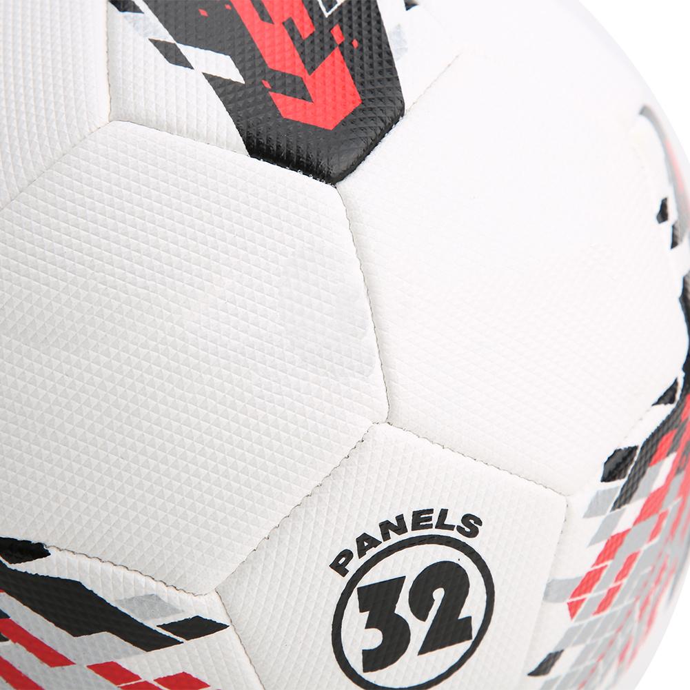 PU Size 5 Adult Game Football Scooer Ball Training Sport Equipment Accessorywhite Red