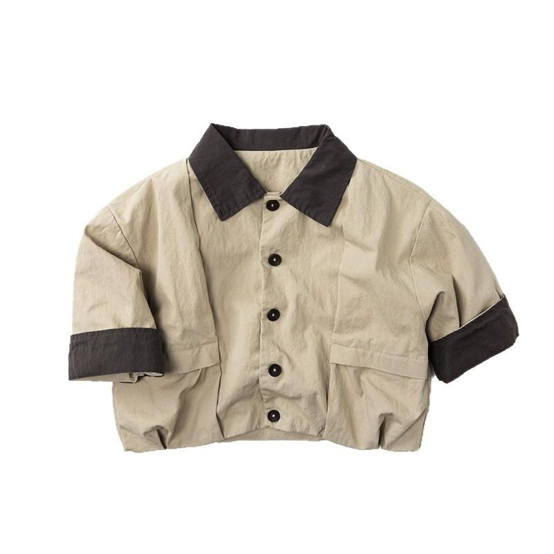 Korean Style Kids Girls Fashion Jacket Spring Casual Baby Outerwear Top