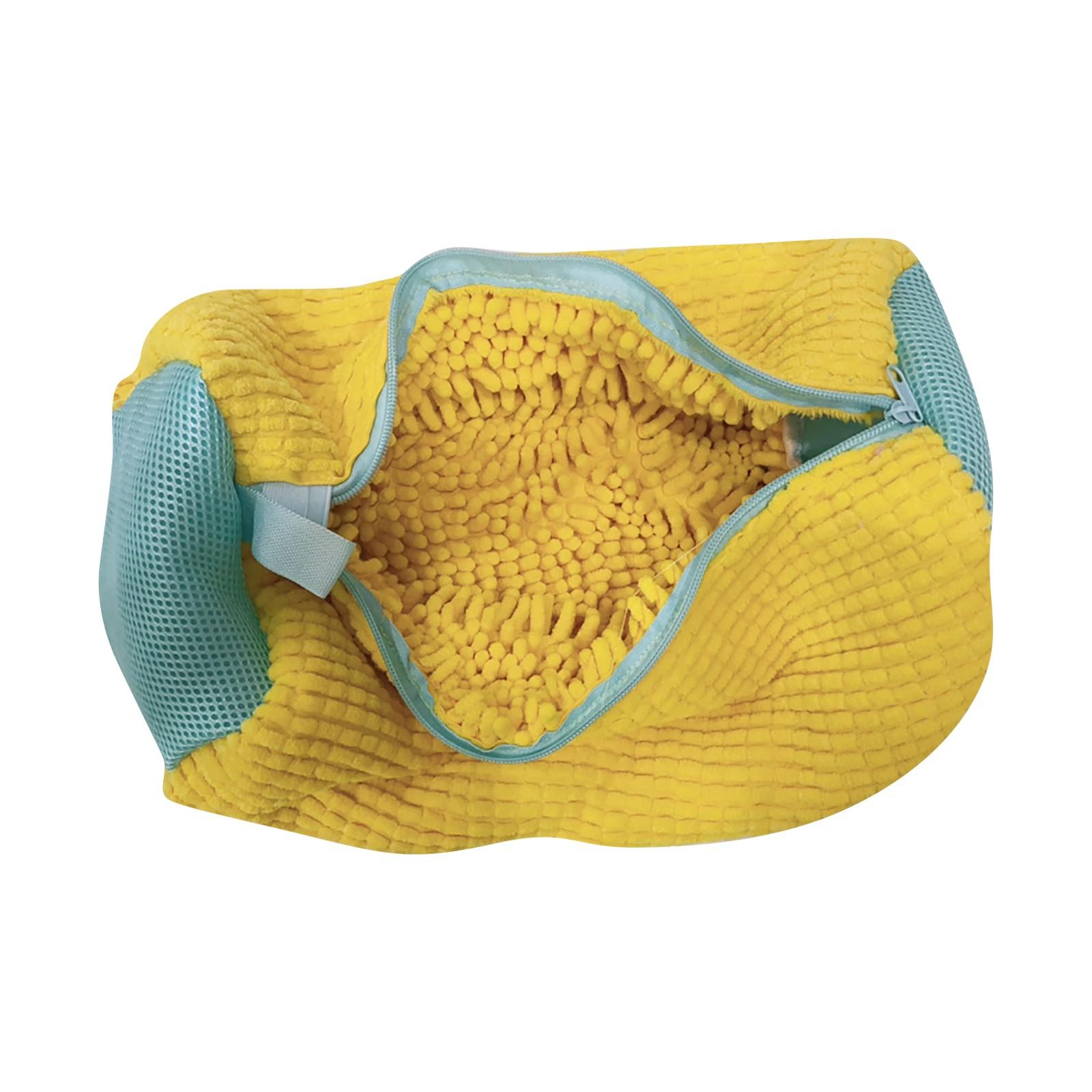 

Мішок для чищення взуття Мішок для чищення взуття Мішок для прання взуття Мішок для чищення Мішок для чищення взуття Багаторазовий мішок для прання взуття One Size жовтий