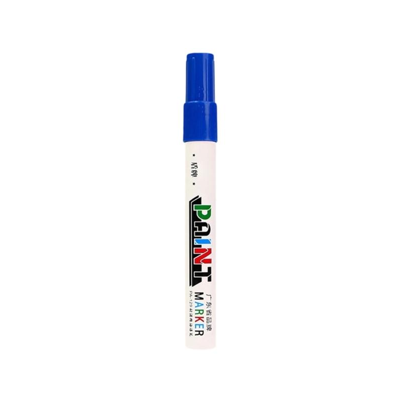 12Pcs Oil Based Paint Pens 3mm Tip Waterproof Paint Markers For Industrial Marking On Metal Wood Glass And Plastic