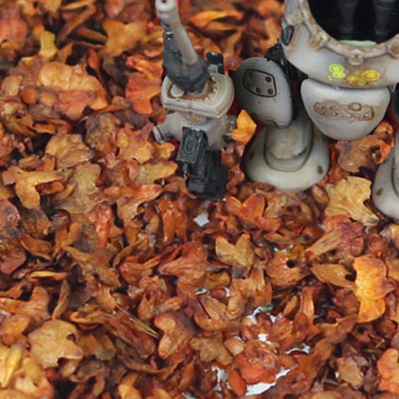 Leaves Static Model DIY Miniature Leaf 35ml Micro Landscape for Bonsai Fairy Garden Decor Sand Table Grass Tufts Accessories