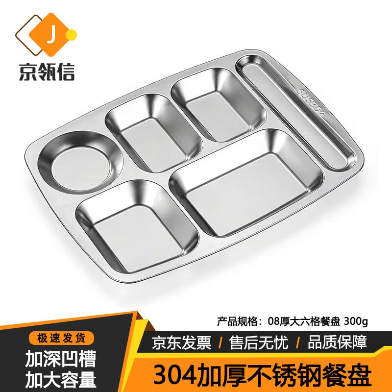 Jinglingxin 304 Stainless Steel Divided Lunch Tray