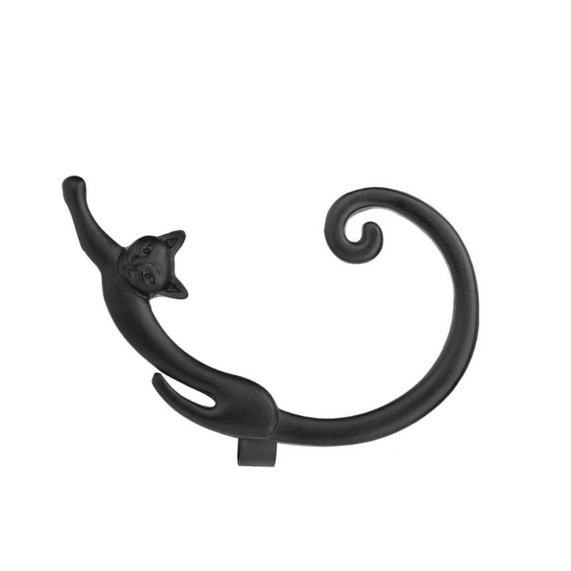 Süßes Tier für Katzenohr-Manschettenohrringe Kätzchen Clip-On Ohrstecker Wickelohrringe Schmuck für Damen und Mädchen Party-Accessoire