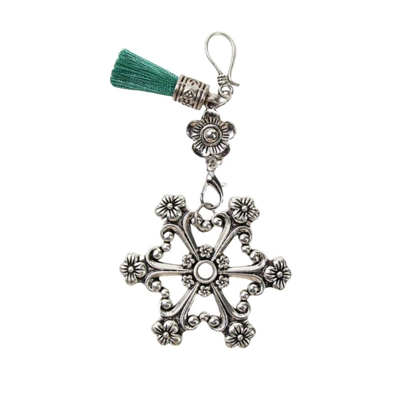 

Snowflake Shaped Thread Spools Antique Yarn Thread Winders for Craft Sewing Thread Storage Winders for Embroidery Thread зелений