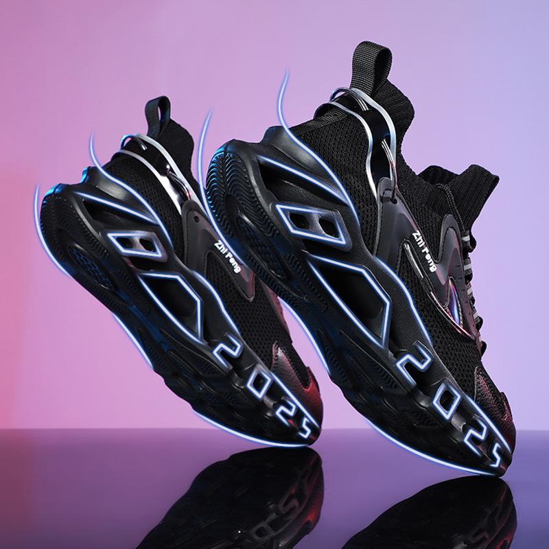 Schuhe in großer Größe Sportschuhe Freizeit-Outdoor-Sport Laufschuhe bequem und leicht atmungsaktive Blade-Sportschuhe trendige Schuhe Männer
