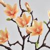 Seidenmaterial Künstliche Magnolienblüte Farbverlauf Künstlicher Blumenstiel Partydekoration