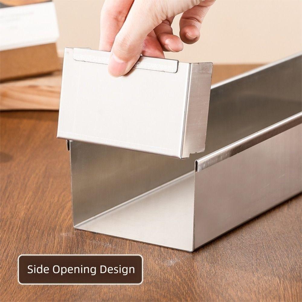 Rectangle Tiramisu Making Molds Stainles Steel With Removable Side Panel Cheesecake Pan Nonstick Baking Tool Kitchen Accessories