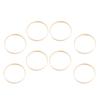 8 Pièces Anneaux en Bambou pour Macramé Cerceaux de Couronne Cerceaux Attrape-Rêves Cerceau Floral Fournitures Créatives DIY Anneaux en Bambou