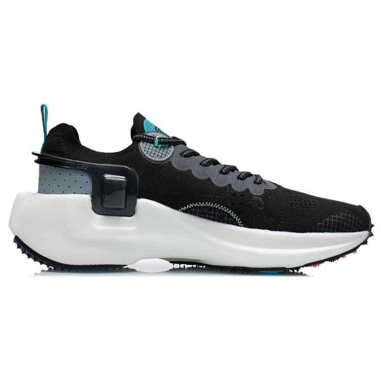 Li Ning Ranger Running Shoes Men's Low Top Black/Dark Iron Gray/White ARYR063-2