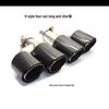 Carbon Fiber Scorpion AK Exhaust Tailpipes: Y-Type/R-Type, 1/2/4 Outlets, Red & Black Tips for Car Modification
