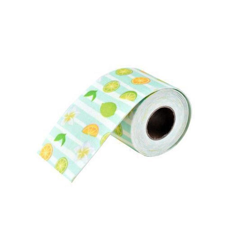 

1 рулон впитывающей наклейки для кухонного окна, впитывающая наклейка, противоморозная наклейка для подоконника, впитывающая наклейка для раковины Lemon tea blue