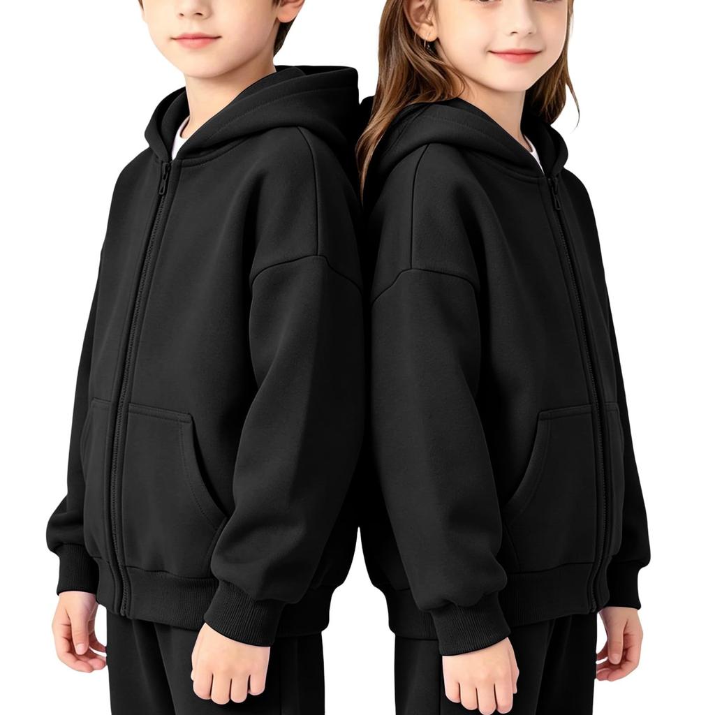 Boys and Girls Long Sleeve Color Sweatshirt Casual Comfort Pullover for Everyday Wear